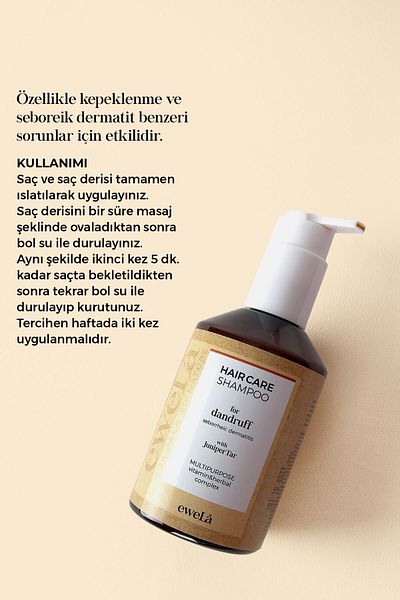 eweLa Hair Care Shampoo - Effective Against Dandruff - 250 ml