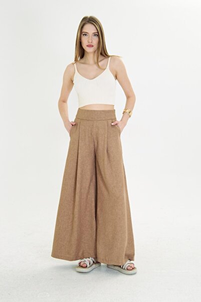 TIFFANY&TOMATO Yandan Fermuarlı Bol Paça Pantolon