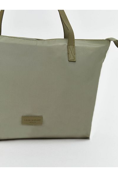 LC Waikiki Lcw Accessories Khaki Leather Look Women's Shoulder Bag