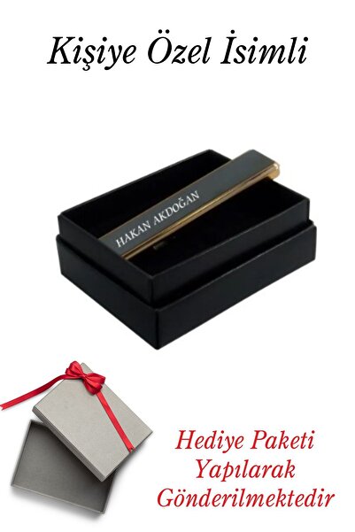 Bymiel Kişiye Özel İsim Baskılı Çakmak Şarjlı Usb Li Siyah Elektronik Çakmak