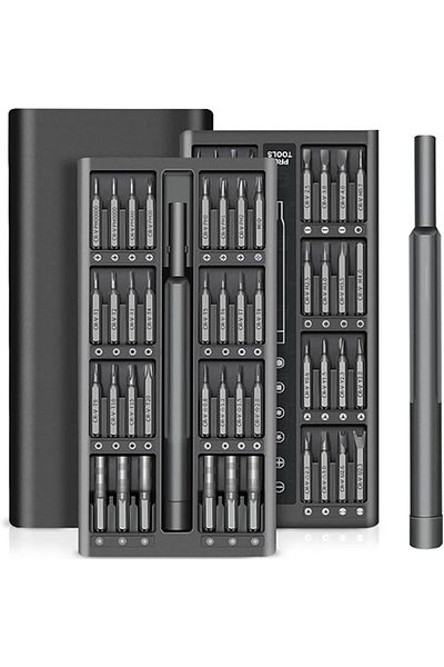 COOYA Precision Screwdriver Set, 63 in 1 Magnetic Driver Bit Small Pocket Screwdriver with Aluminum Case