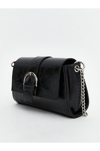 LC Waikiki Lcw Accessories Black Leather Look Women's Shoulder Bag