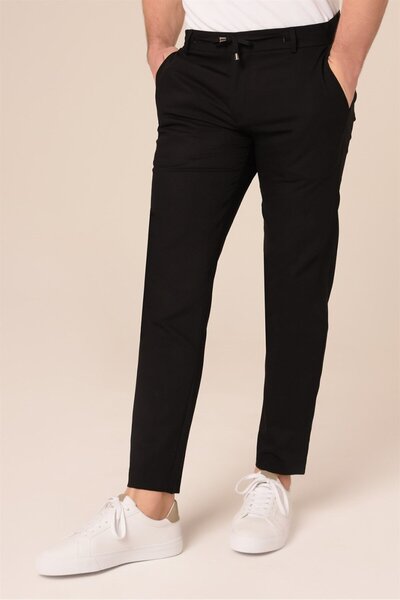 AGUSTİNİ Erkek Jogger Siyah Pantolon Slim Fit | Agustini