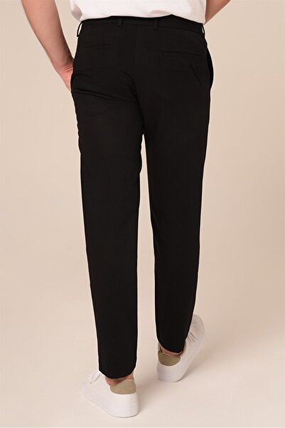 AGUSTİNİ Erkek Jogger Siyah Pantolon Slim Fit | Agustini