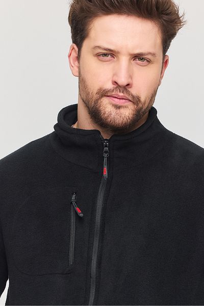 YXC Trend Maker Men's Fleece Full Zipper 3 Pocket Outdoor Fleece Jacket