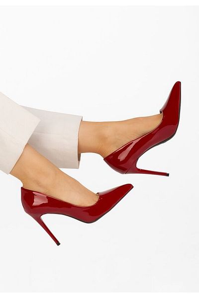 B T Shoes Lauretta red stiletto shoes