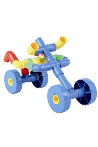 LEGO King Kids Wheeled Pipe 72 Pieces - with Bag