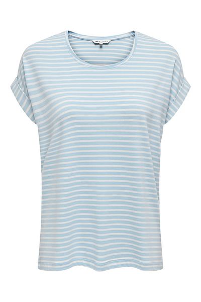 ONLY 15206243 Onlmoster Stripe S/S O-Neck Top Jrs Noos