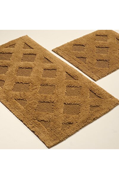 HANN HOME COLLECTION طقم حمام هان ديفانز مكون من قطعتين باللون البني