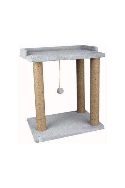 Nursoft Cat Scratcher with Terrace and Sleeping Pompom