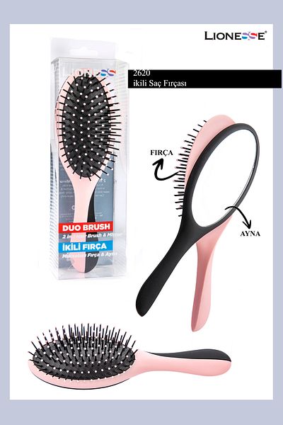 Lionesse Duo Magnetic Brush & Mirror 2620