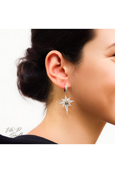 Store Kuzey Yıldızı Gold/Silver Küpe