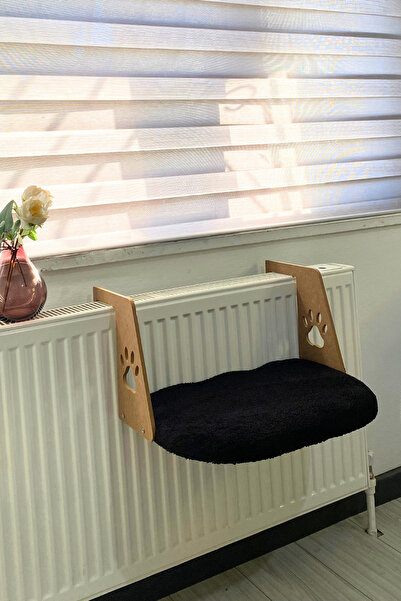 Nursoft Heater Honeycomb Easy to Hang on Radiator Cat Bed Black