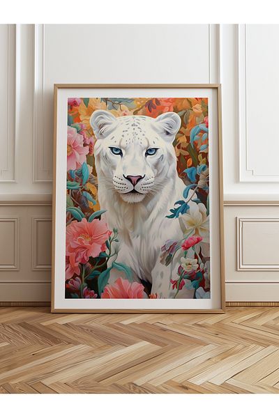 HOMEPACK Единична картина в дървена рамка, единичен плакат, картина TK/1080