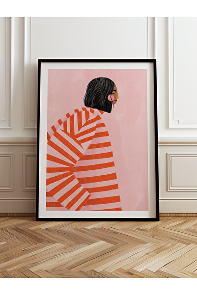 HOMEPACK Единична картина в дървена рамка, единичен плакат, картина TK/1068