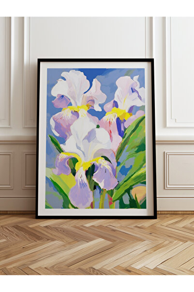 HOMEPACK Tekli Ahşap Çerçeveli Tablo Tek Parça Poster Tablo TK/1076