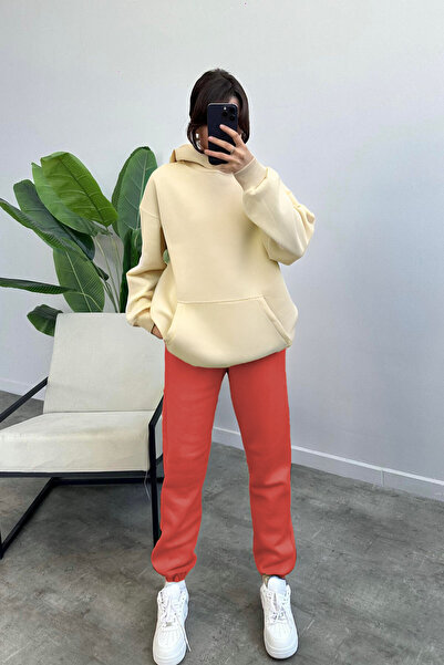 YAKAMEL Women's New Top and Bottom Colorful Tracksuit Set