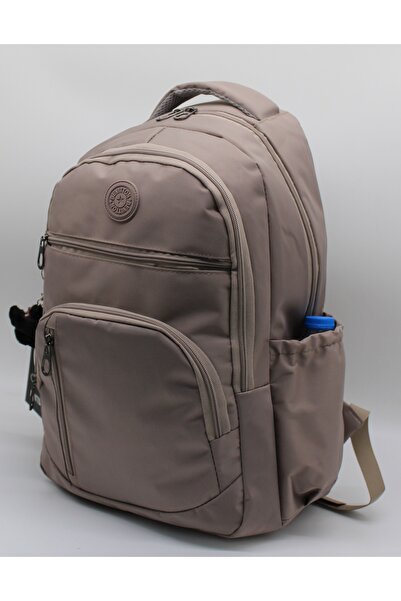 ÇantaExpress 1710 Mink Water Resistant School Bag Unisex School Backpack