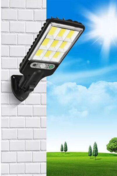 Buffer ® 3 Farklı Işık Modlu Güneş Enerjisiyle Şarj Olan Dış Mekan Uyumlu Kumandalı Solar Duvar LEDİ