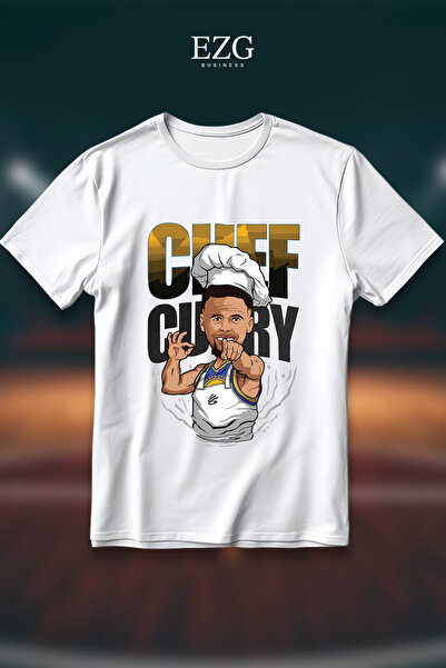 EZG Business Μπλουζάκι Chef Curry με στάμπα, Oversize Unisex, 100% βαμβακερό,...
