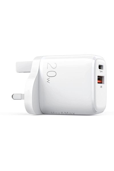 Max&Max Max & Max Dual Port Fast Charger 20W Pd+Qc3.0