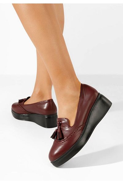 B T Shoes Olbia platform casual shoes in navy blue