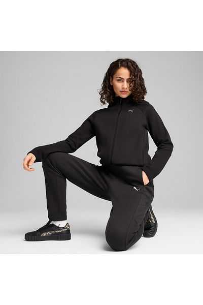 Puma Γυναικεία μαύρη φόρμα Evostripe Full-Zip