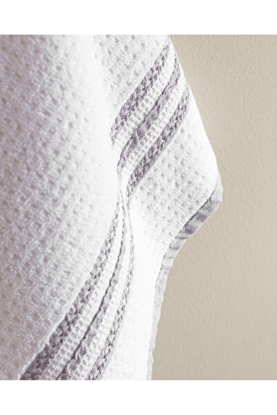 Madame Coco Alissa %100 Pamuk Yüz Havlusu - Beyaz