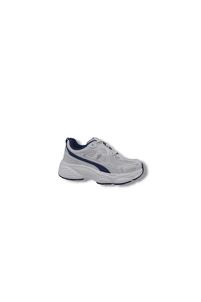 Zerhan Flet 329 Women's White Mesh Walking Running Thick Sole Sports Shoes
