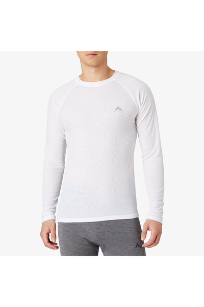 Mc Kinley Waldo Iı Termal Beyaz Siyah Uzun Kollu T-shirt