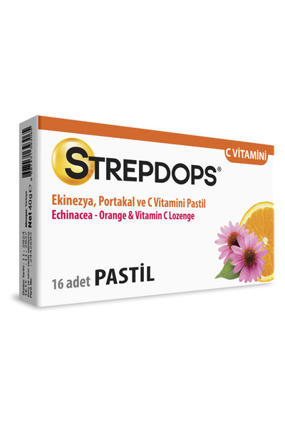 Ekinezya, Portakal Ve C Vitamini 16 Pastil