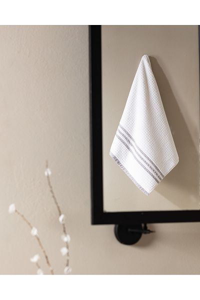 Madame Coco Alissa 100% Cotton Face Towel - White