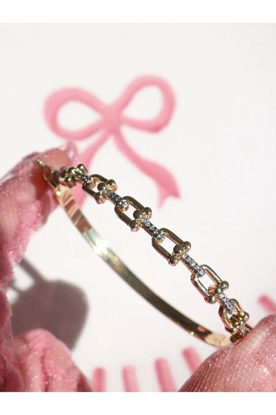 Reorah Collection Bracelet with Stones and Row Horseshoe