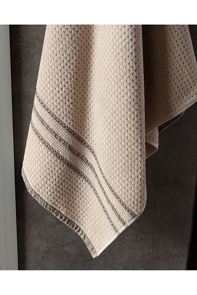 Madame Coco Alissa 100% Cotton Bath Towel - Beige