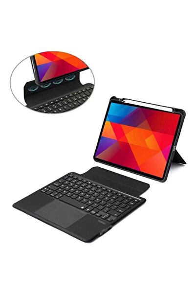 Max&Max حافظة لوحة مفاتيح قابلة للفصل من ماكس آند ماكس، لون أسود، لجهاز آيباد إير 13 بوصة