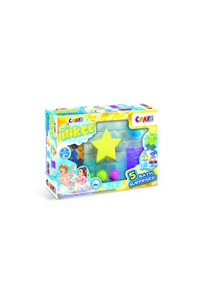 CRAZE Inkee 5 Bath Surprises - Vegan, Dermatologist Approved for Kids