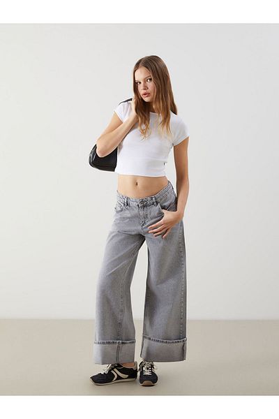 LC Waikiki Crop pentru femei New Season Crew Neck - S5LT57Z8