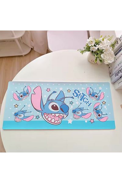 synshop Cute Stitch Mouse Tabletop Mat Keyboard Mouse Pad Large Mousepad Office Gamer Girl Gift