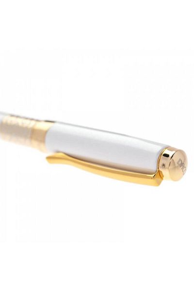 daço Daco Folklore white metal pen