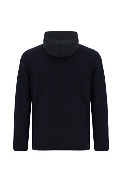 Abdullah Kiğılı Regular Fit Gizlenilebilir Kapişonlu Sweashirt