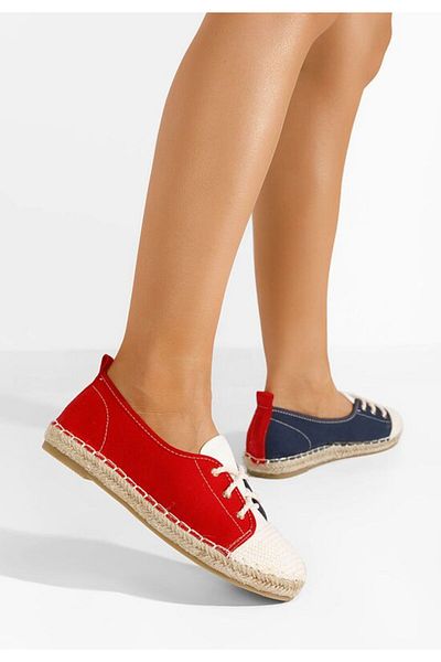 B T Shoes Doria Women's Red Espadrilles