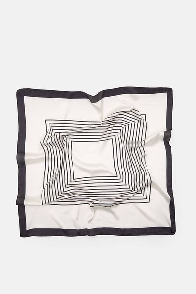 Pull & Bear Striped satin scarf