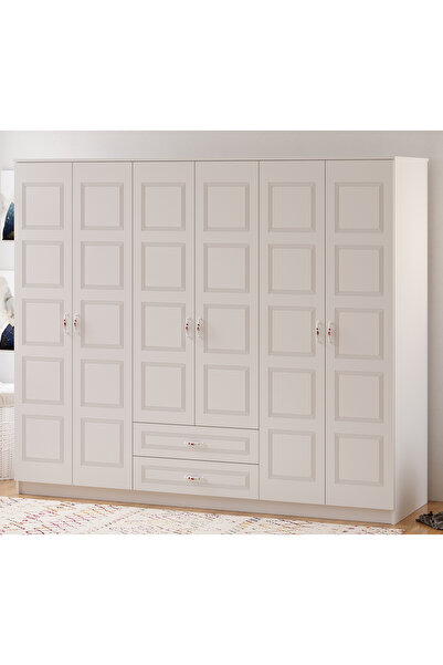 Rabi Asil Country 6 Kapaklı 2 Çekmeceli Gardırop