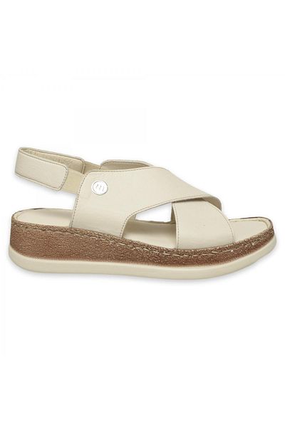 Mammamia D25Ys-2395 Daily Cream Women's Sandals