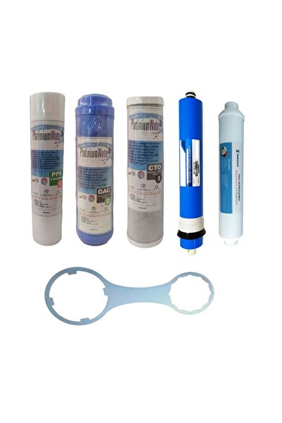 alkalinees Su Arıtma Cihazı Açık Kasa 5 Aşama Filtre Seti Kırılmaz Demir Açma...