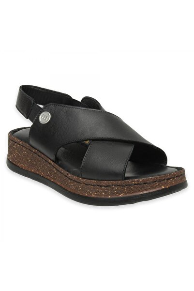 Mammamia D25Ys-2395 Daily Black Women's Sandals