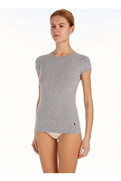 U.S. Polo Assn. Πόλο Ασν. (U.S. Polo Assn.) Γυναικείο μπλουζάκι με στρογγυλή ...