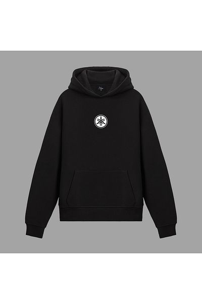 Edizen Φούτερ Yamaha R1 Premium Hoodie Unisex Oversize 100% βαμβακερό μαύρο φούτερ με κουκούλα
