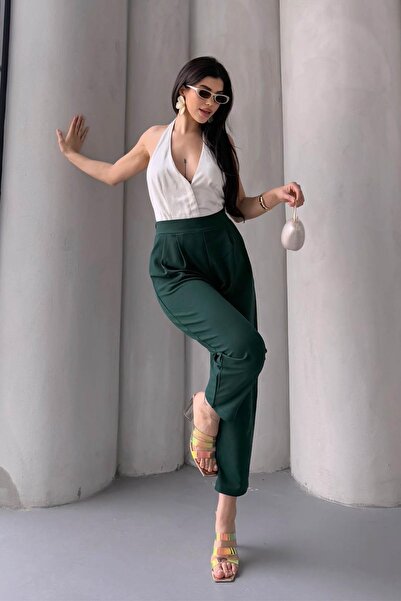 İstangül Butik Arka Lastikli Balon Pantolon
