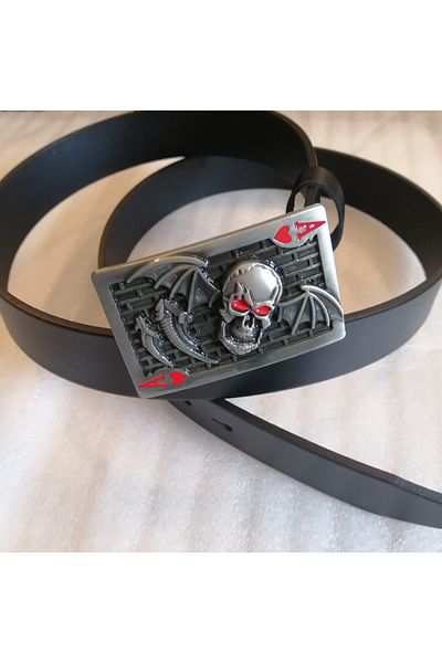 Butik Tülin Unisex Authentic Cowhide Leather Mug Ear Belt Thailand Style Dark Sarturquie